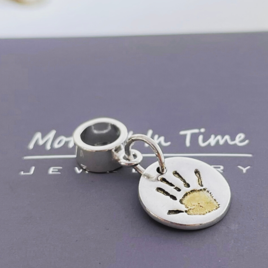 Handprint charm on sale